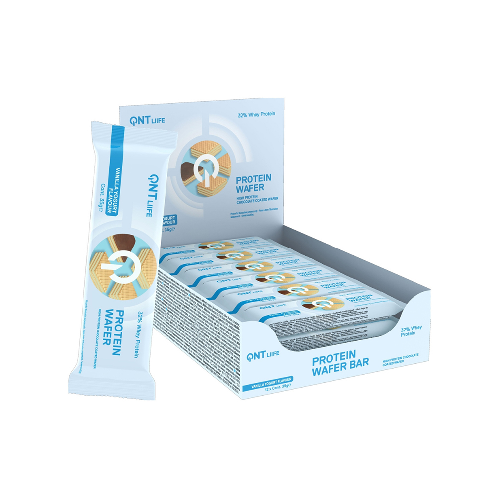 Qnt protein wafer vanilla yogurt 35gm